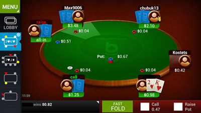 Next! poker for android