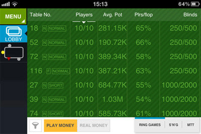 online poker for iphone/ipad